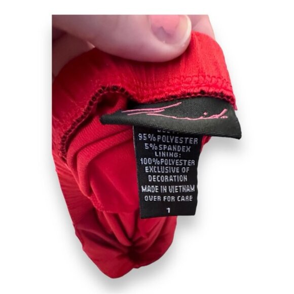 Women’s Vintage torrid 1 Red Sequin Sweetheart Bust Peplum Babydoll Tank Top - Picture 7 of 8